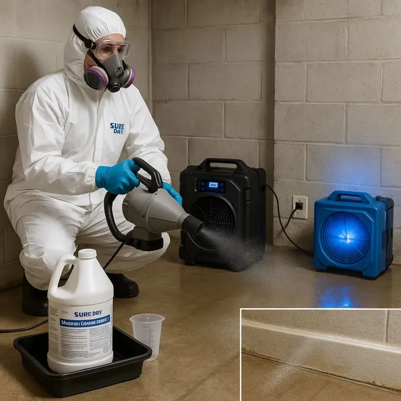 Sanitization and Odor Removal process in New Boston, OH