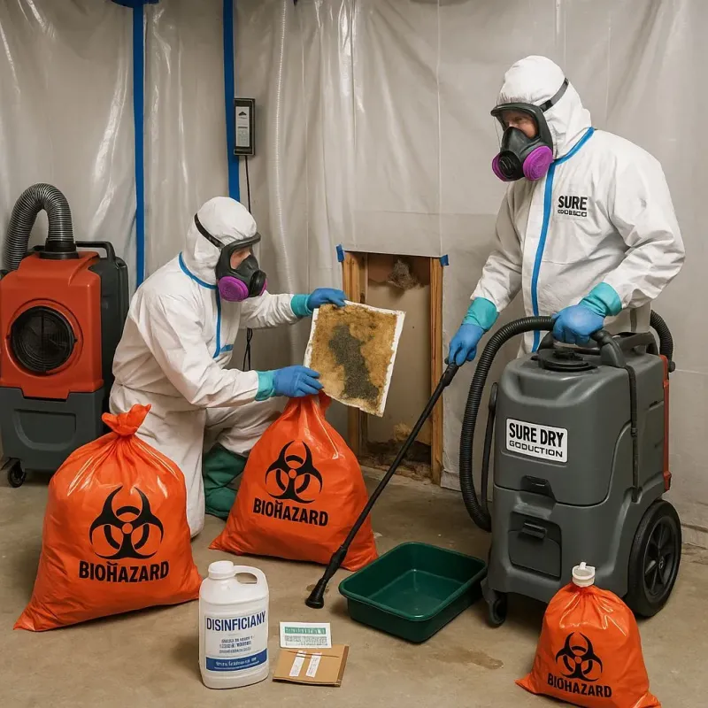Contaminated Water Handling Protocols process in New Boston, OH