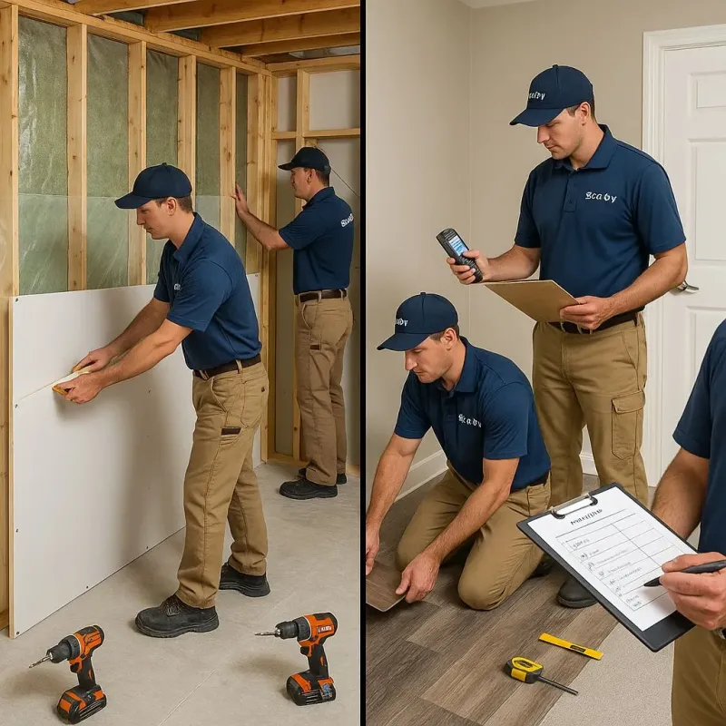 Repairs and Reconstruction process in New Boston, OH